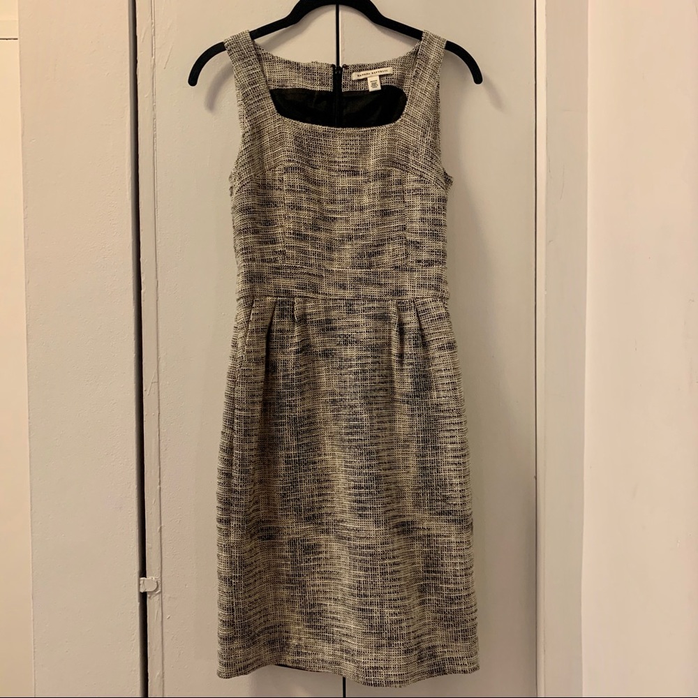 Banana Republic Black/White Tweed Dress | Size 0